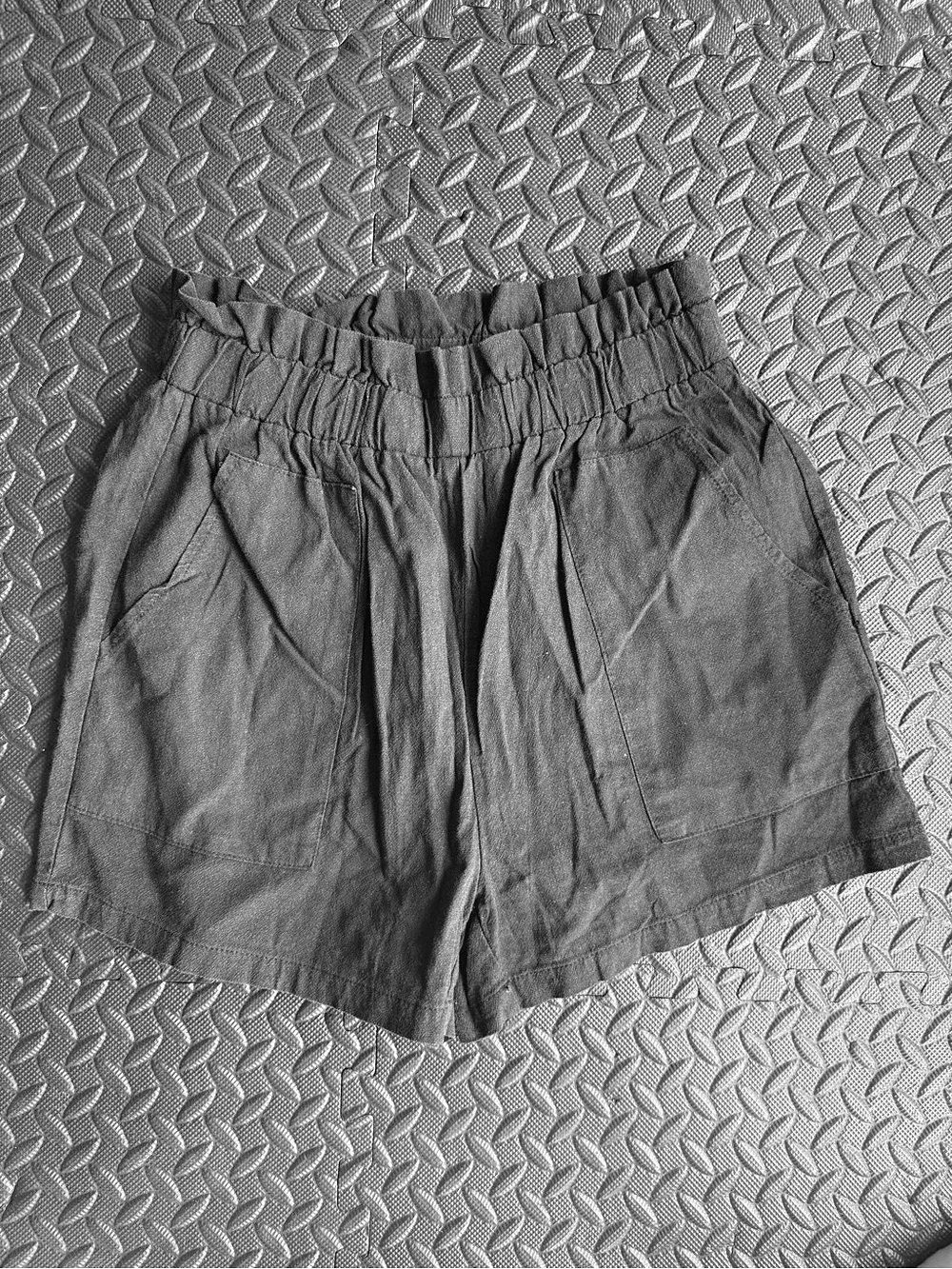 SHEIN High Waist Shorts in Black Size Medium Like New